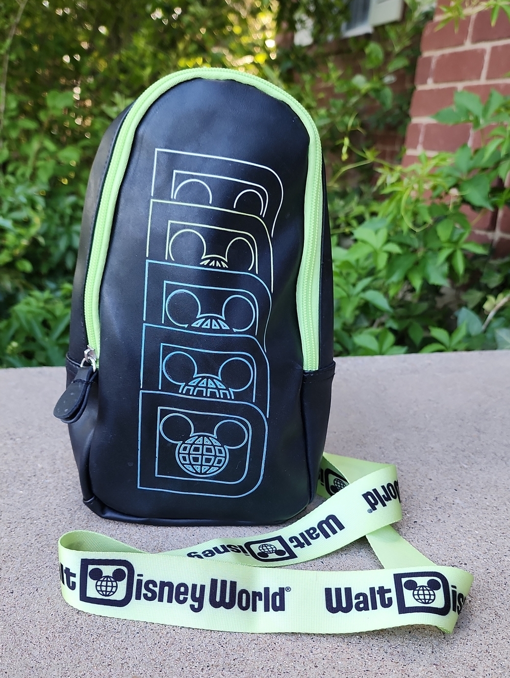 Walt Disney World Neon Trim Mini Backpack Purse